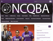 Tablet Screenshot of norcalquizbowl.org